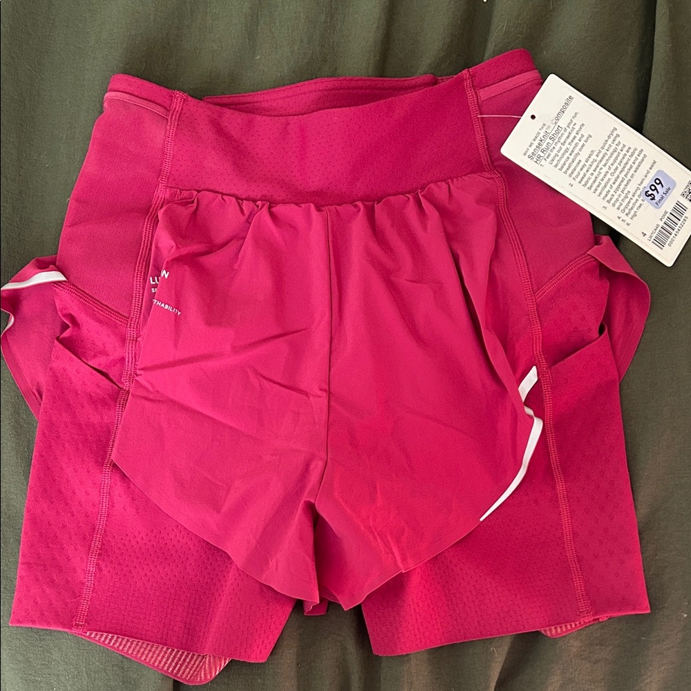 Lululemon SenseKnit Composite High-Rise Running Short